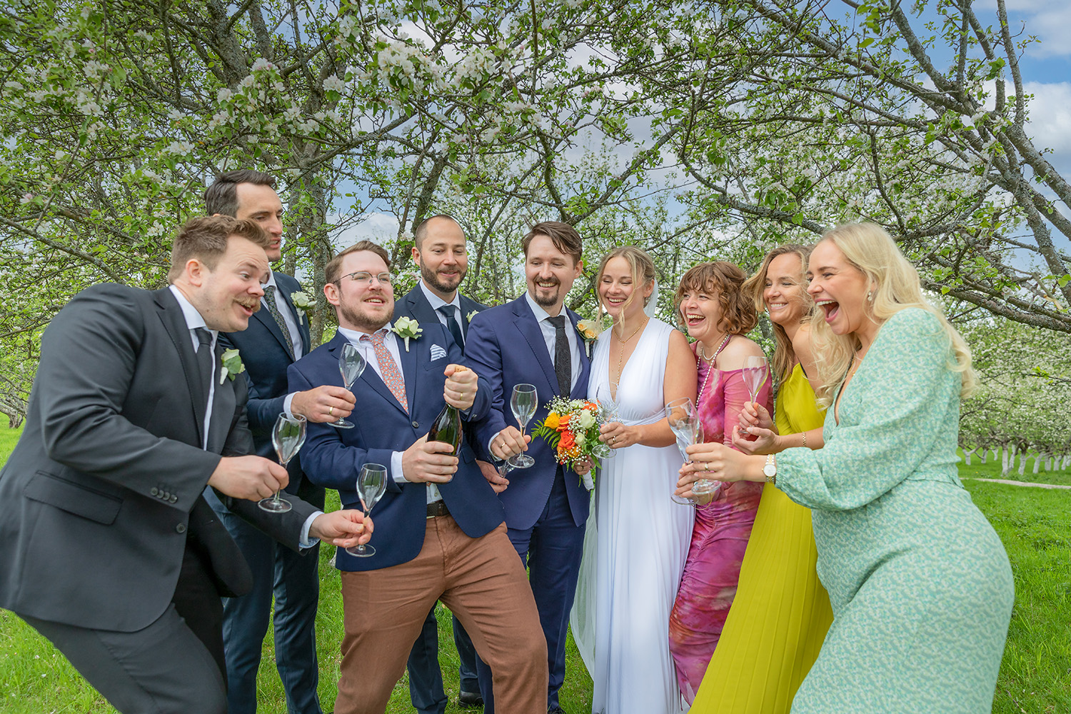 Champagnekorken åpnes!